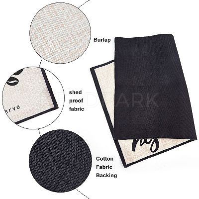 Coffee Theme Diablement Fort Cup Mats AJEW-WH0201-001-1