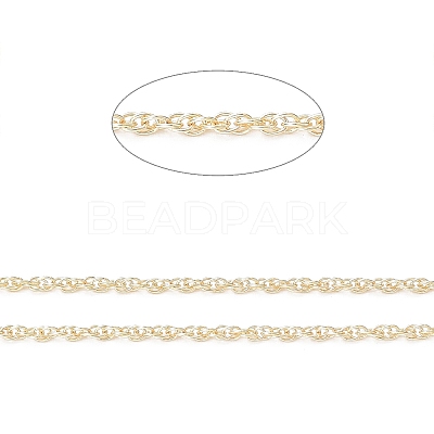 Yellow Gold Filled Rope Chains CHC-M023-22B-G-1