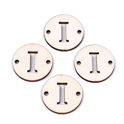 Unfinished Natural Poplar Wood Links Connectors WOOD-S045-140B-01I-1
