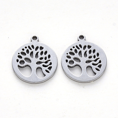 Non-Tarnish 304 Stainless Steel Pendants X-STAS-N092-09-1