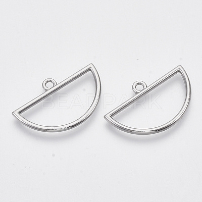 Alloy Open Back Bezel Big Pendants X-PALLOY-S132-002-1