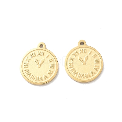 304 Stainless Steel Charms KK-D503-09G-1