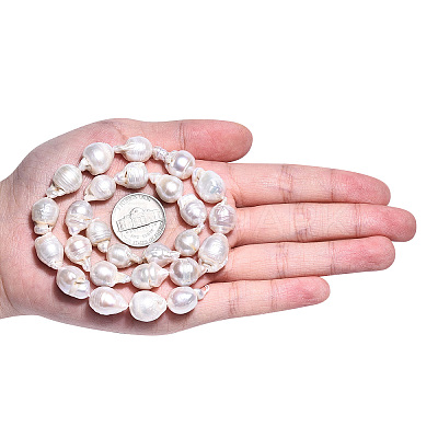 Natural Baroque Pearl Keshi Pearl Beads Strands PEAR-S019-02E-01-1