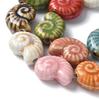 Ocean Series Handmade Porcelain Beads X-PORC-R002-03M-1