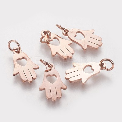 304 Stainless Steel Pendants STAS-Q201-T453R-1