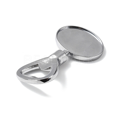 Zinc Alloy Bottle Opener Cabochon Component PALLOY-D312-01P-03-1