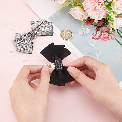 Rhinestone Bowknot Shoe Decoration FIND-FG0002-01-1