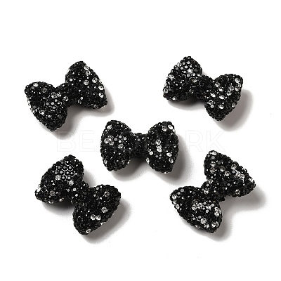 Polymer Clay Rhinestone Beads RGLA-D050-03B-1