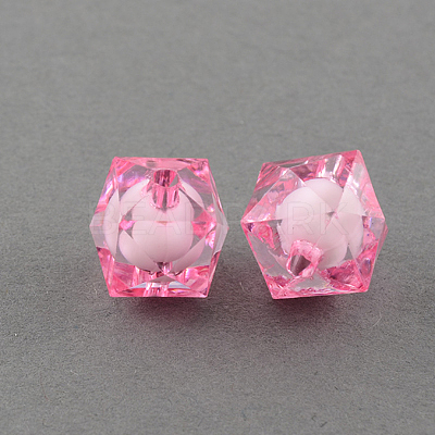 Transparent Acrylic Beads TACR-S112-8mm-M-1