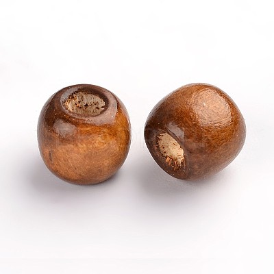 Natural Wood Beads X-WOOD-S030-02-LF-1