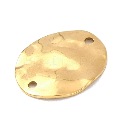 304 Stainless Steel Textured Links Connector Charms LS-STAS-K302-02A-G-1