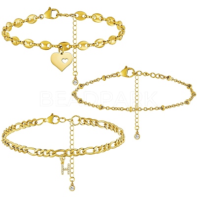 Anklets Sets AJEW-AN00383-08-1