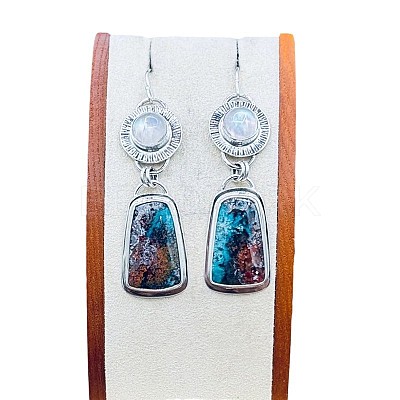 Alloy Enamel Dangle Earrings FS-WG6E131-01-1