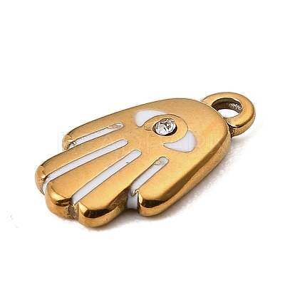 304 Stainless Steel Enamel Pendants STAS-Z199-01G-04-1
