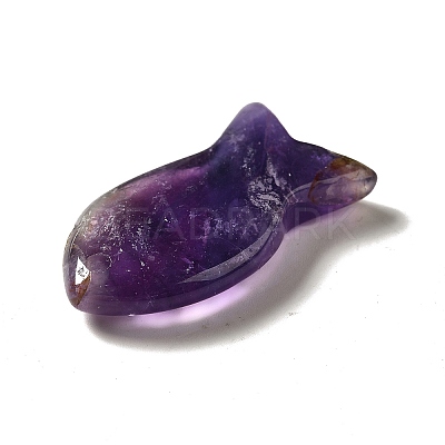 Natural Amethyst Pendants G-G932-B25-1