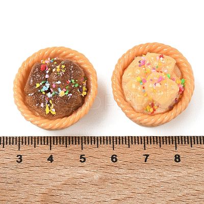 Opaque Resin Cabochons RESI-A055-01-1