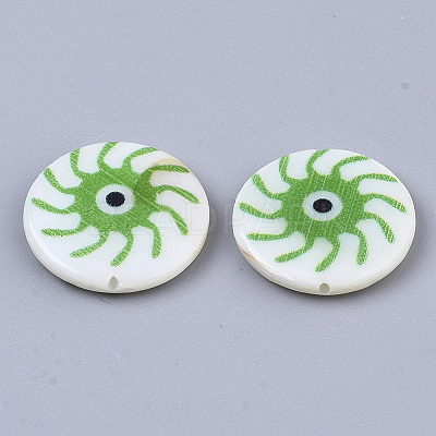 Natural Freshwater Shell Beads SHEL-R023-04B-1