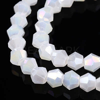 Imitation Jade Electroplate Glass Beads Strands LS-EGLA-A039-J2mm-B06-1