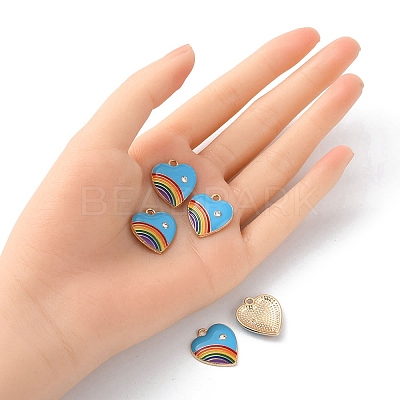 Alloy Enamel Pendant ENAM-YW0002-36E-1