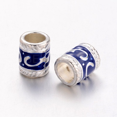 Enamel Alloy European Beads EA8640-S-1