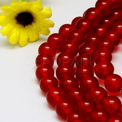 Natural Malaysia Jade Bead Strands G-M099-6mm-04-1