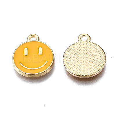 Alloy Enamel Charms ENAM-S121-165C-RS-1