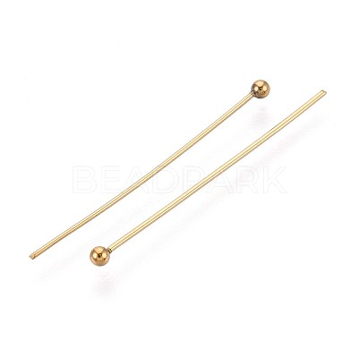 304 Stainless Steel Head Pins STAS-T065-30mm-20G-1