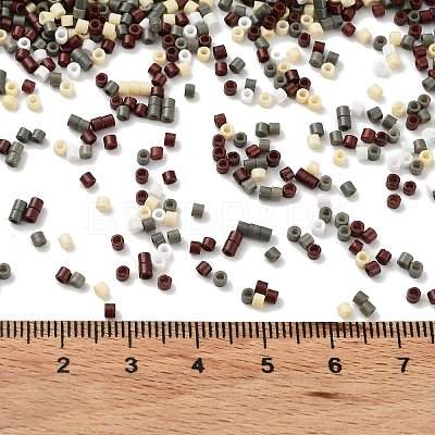 Baking Paint Glass Seed Beads SEED-S042-05B-55-1