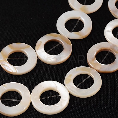 Natural White Shell Beads Strands X-PBB-XXBK014Y-13-1