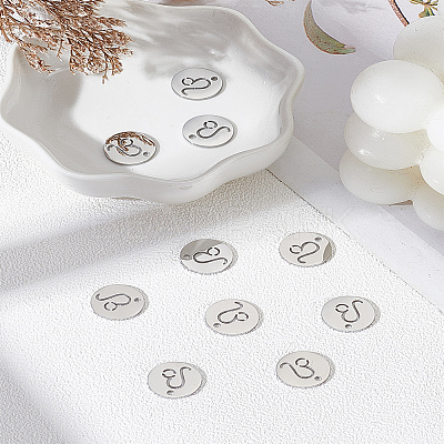 10Pcs 304 Stainless Steel Charms STAS-LP0003-19H-1