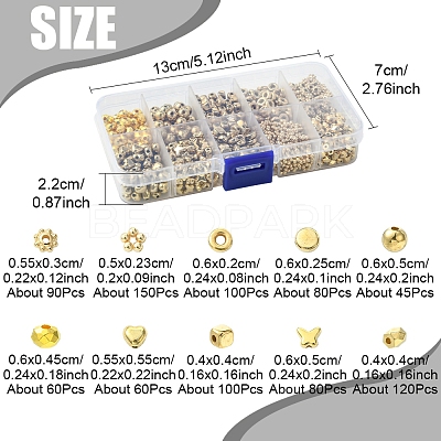 885Pcs 10 Styles CCB Plastic Beads CCB-FS0001-13-1