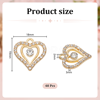 40Pcs Alloy Pendants FIND-UN0016-33-1