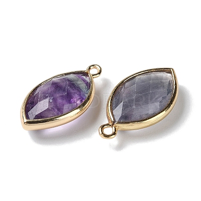Natural Fluorite Pendants G-B009-01G-03-1