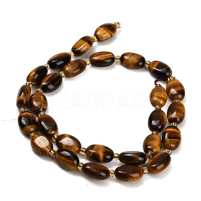 Natural Tiger Eye Beads Strands GG-CBA5B6F-D01-01-1