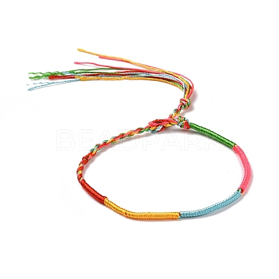 Polyester Braided String Cord Bracelet BJEW-I306-01B-1