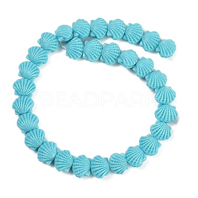 Synthetic Coral Dyed Carved Beads Strands X-CORA-K009-05A-08-1