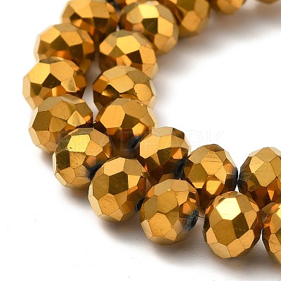 Electroplate Transparent Glass Beads Strands EGLA-A034-T8mm-UA01-1