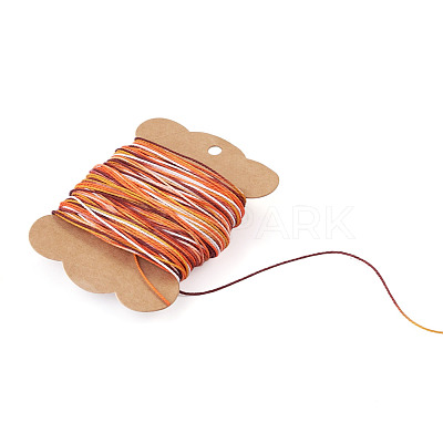 50M Gradient Color Waxed Polyester Cords YC-TADJ0001-04D-1