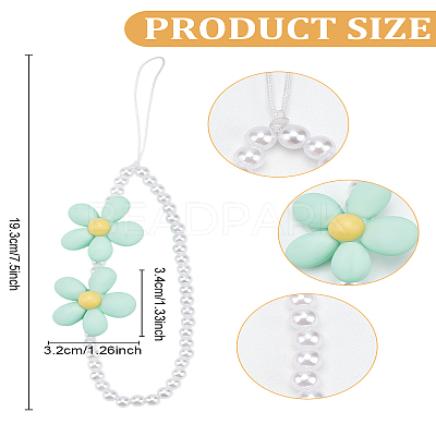 1Pc Acrylic Mobile Straps HJEW-LP0002-19B-1