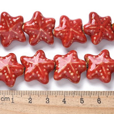 Ocean Series Handmade Porcelain Beads PORC-R002-05-07-1