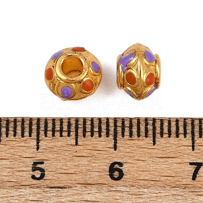 Alloy Enamel Beads ZIRC-I054-33G-02-02-1
