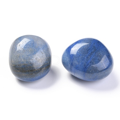 Dyed & Heated Natural Blue Aventurine Beads G-M368-08B-1