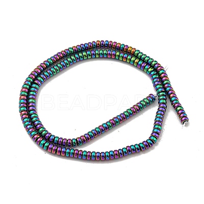 Electroplated Synthetic Non-magnetic Hematite Beads Strands G-K361-A06-02-1