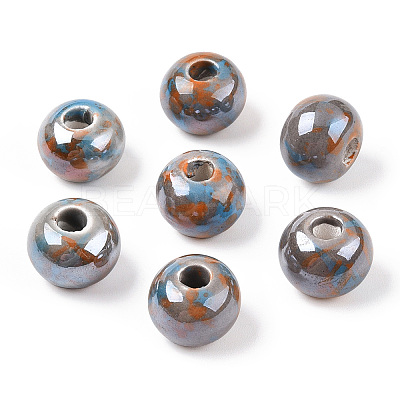 Handmade Porcelain European Beads OPDL-Q099-2-1