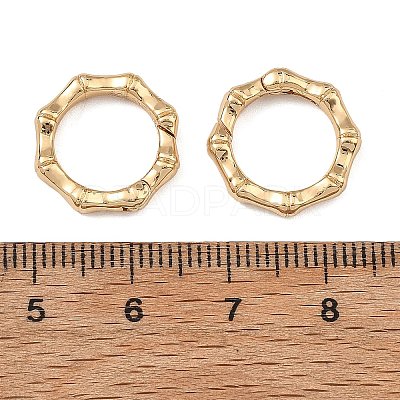 SHEGRACE Brass Spring Gate Ring XGRQ58951-757G-1