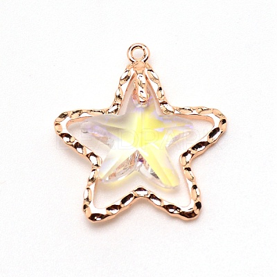Glass Pendants KK-WH0035-46-1