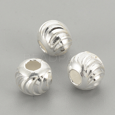 925 Sterling Silver Beads STER-S002-16-4mm-1