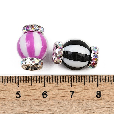 Resin Rhinestone Beads RESI-B030-01A-02-1