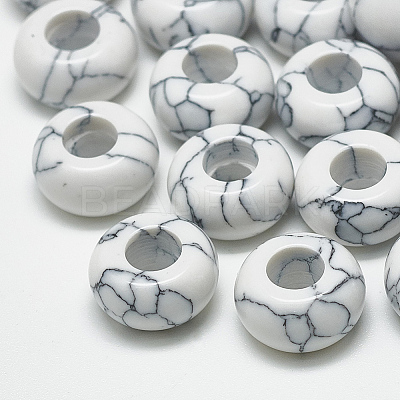Synthetic Turquoise European Beads X-TURQ-S290-84C-01-1