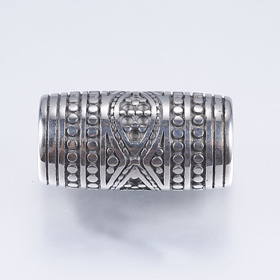 304 Stainless Steel Tube Beads STAS-I076-086AS-1